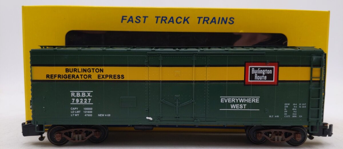 American Models 2223 S Burlington Express Reefer #79227 LN/Box