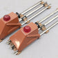 Lionel Assorted O27 Gauge Straight/Curved Tubular Tracks w/ Bumpers [34] EX
