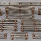 Lionel Assorted O27 Gauge Straight/Curved Tubular Tracks w/ Bumpers [34] EX