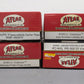 Atlas HO Assorted Freight Cars 198292, 99, 1250, 50070 [4] EX/Box