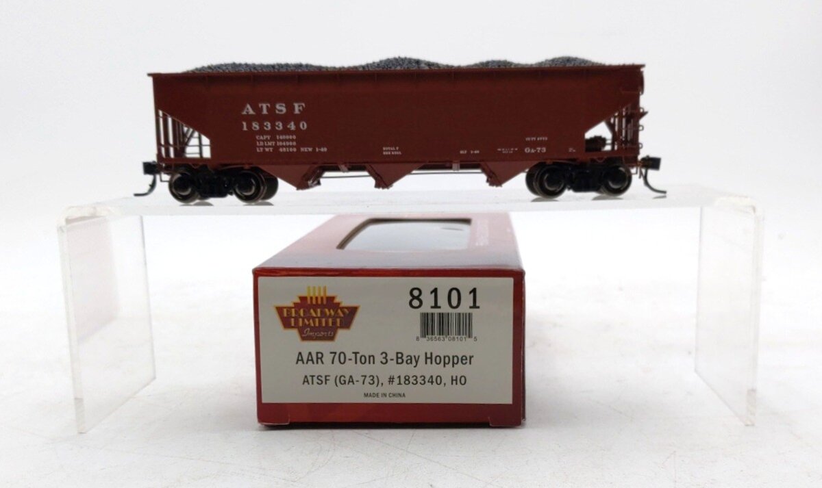 Broadway Limited 8101 HO ATSF AAR 70-Ton Triple Hopper #183340 LN/Box