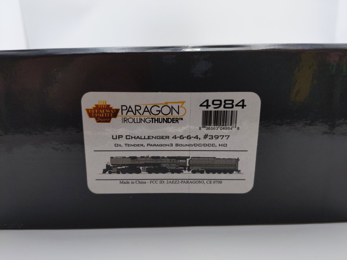 Broadway Limited 4984 HO Union Pacific Challenger 4-6-6-4 Steam Locomotive #3977 NIB
