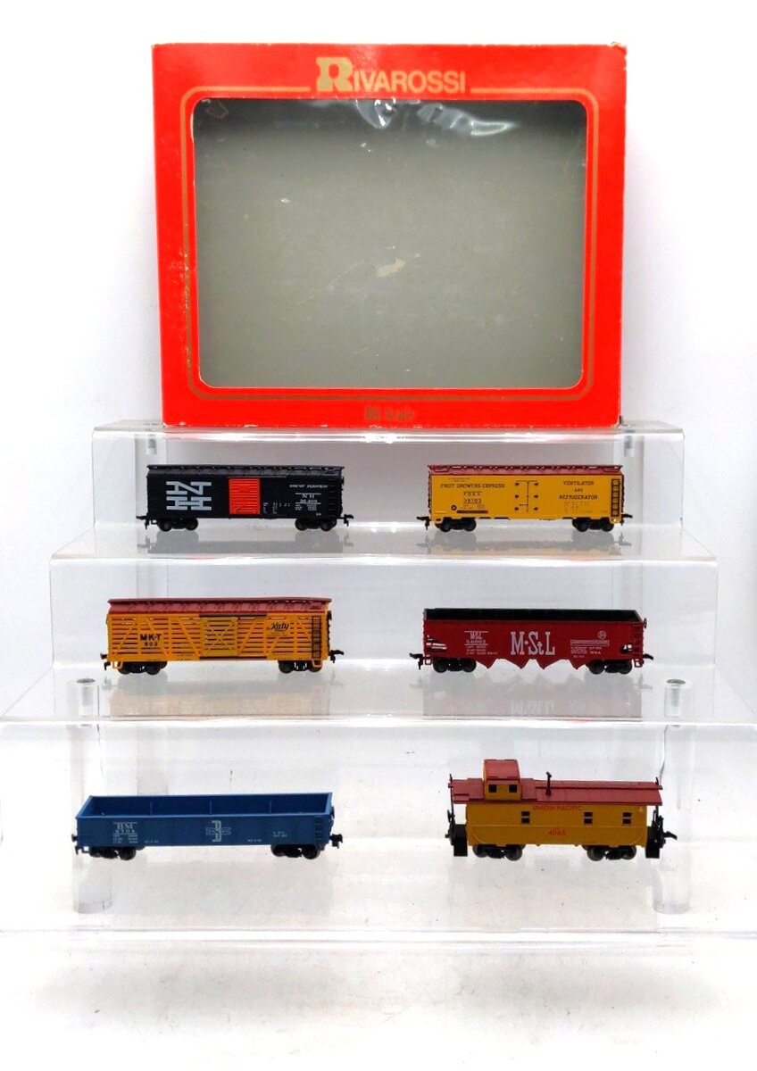 Rivarossi 6992 HO Freight Set (Pack of 6) EX/Box