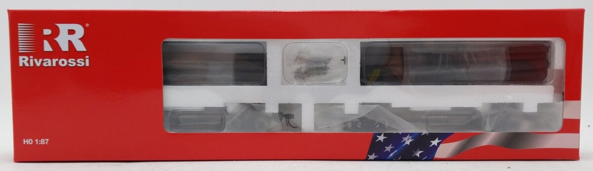 Rivarossi HR6627 HO McCloud River ep. III Log Car #1202, #1204 (Set of 2) NIB