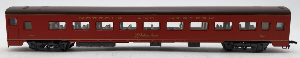 Bachmann 43-1080 H3 HO Scale Norfolk & Western Passenger Coach Car #540 LN/Box
