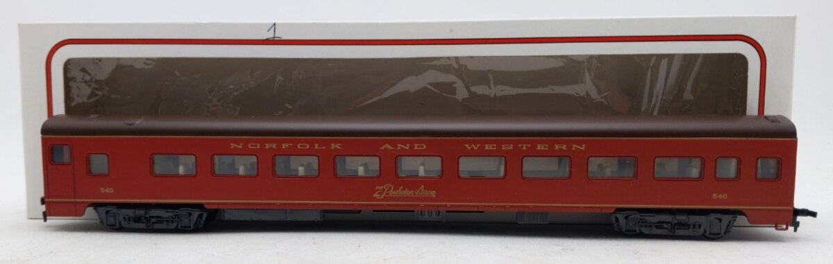 Bachmann 43-1080 H3 HO Scale Norfolk & Western Passenger Coach Car #540 LN/Box