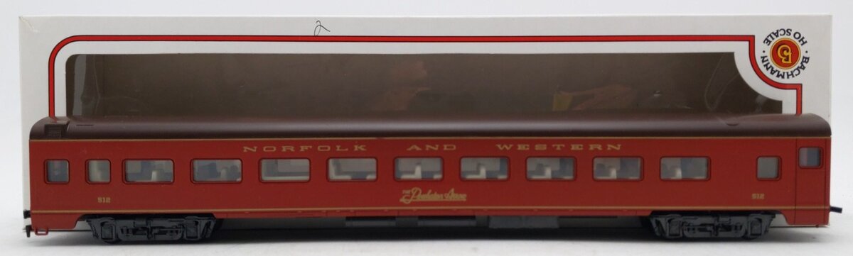 Bachmann 43-1080 H2 HO Scale Norfolk & Western Passenger Coach Car #512 LN/Box