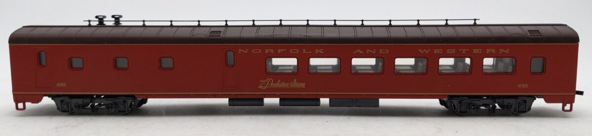 Bachmann 43-1081 Norfolk & Western Passenger Car #492 LN/Box