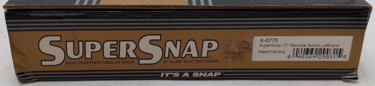 K-Line K-0775 O SuperSnap 72