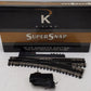 K-Line K-0776 O SuperSnap 72" Right Hand Remote Control Switch Turnout VG/Box