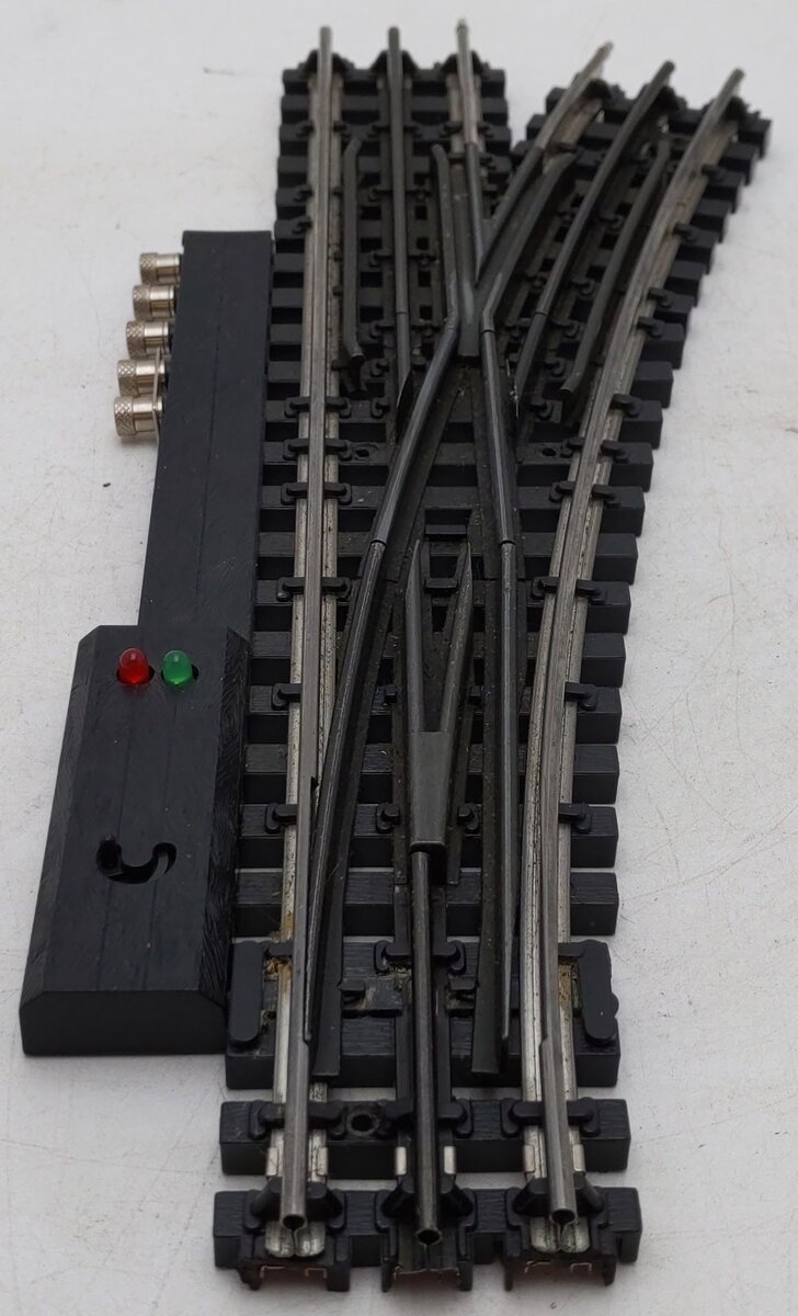 K-Line K-0776 O SuperSnap 72" Right Hand Remote Control Switch Turnout VG/Box