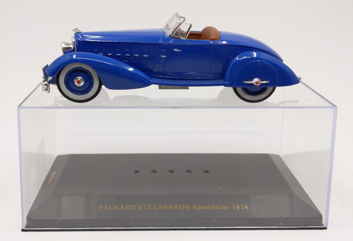 IXO Models 1:43 Diecast 1934 Packard V12 LeBARON Speedster VG