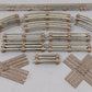 Lionel Assorted O27 Gauge Straight/Curved Tubular Tracks w/ Crossovers [35] EX