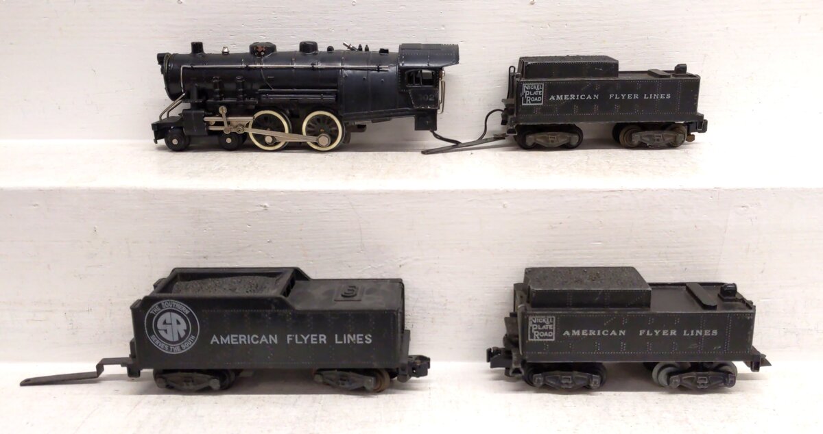 American Flyer Vintage S Gauge Locomotive & Tenders [4]