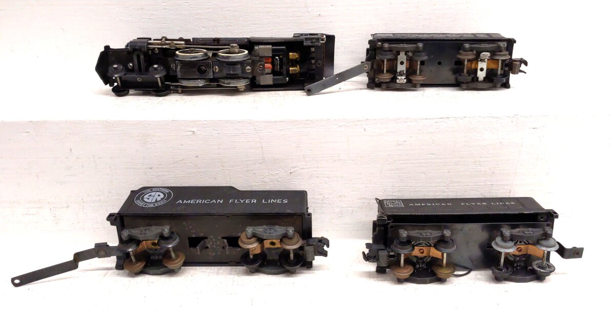 American Flyer Vintage S Gauge Locomotive & Tenders [4]