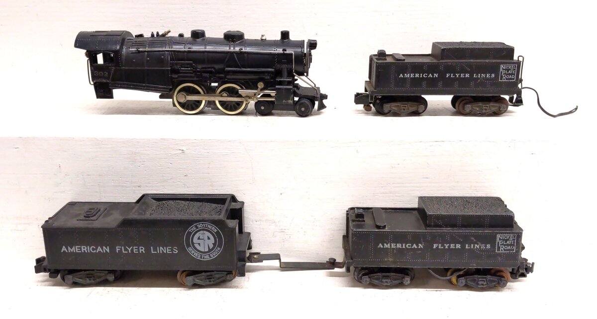 American Flyer Vintage S Gauge Locomotive & Tenders [4]