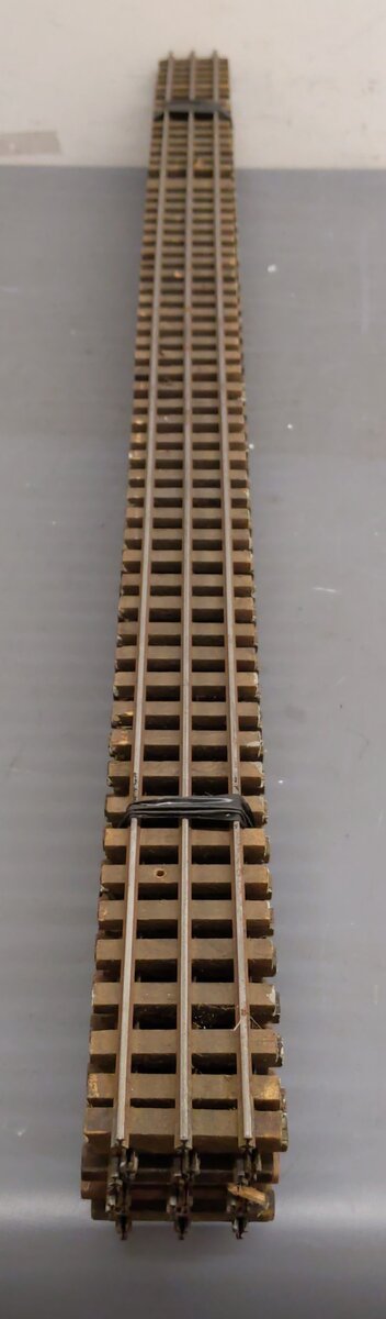 Assorted Ross O Scale Straight Track Sections 27 - 37 inches [10] VG