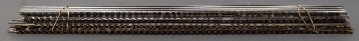 Assorted Ross O Scale Straight Track Sections 34-36 Inches [7] VG