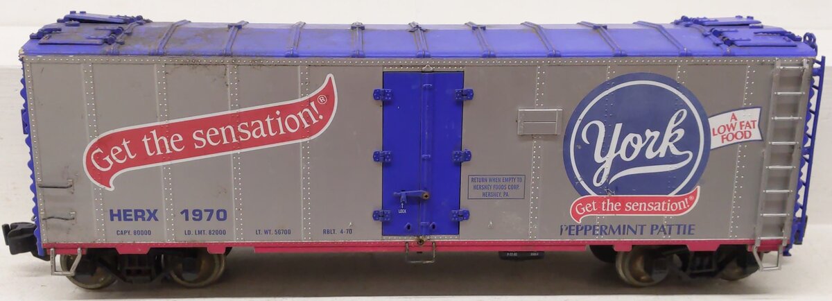 Aristo-Craft 46231 York Peppermint Patties Reefer Car - Metal Wheels