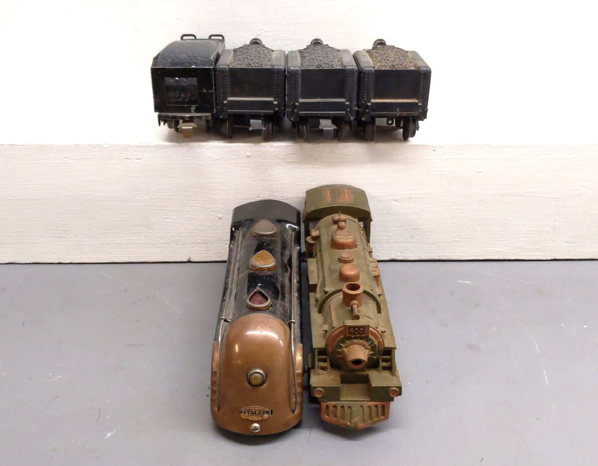 Marx Pre/Postwar O Gauge Steam Locomotives & Tenders [6]