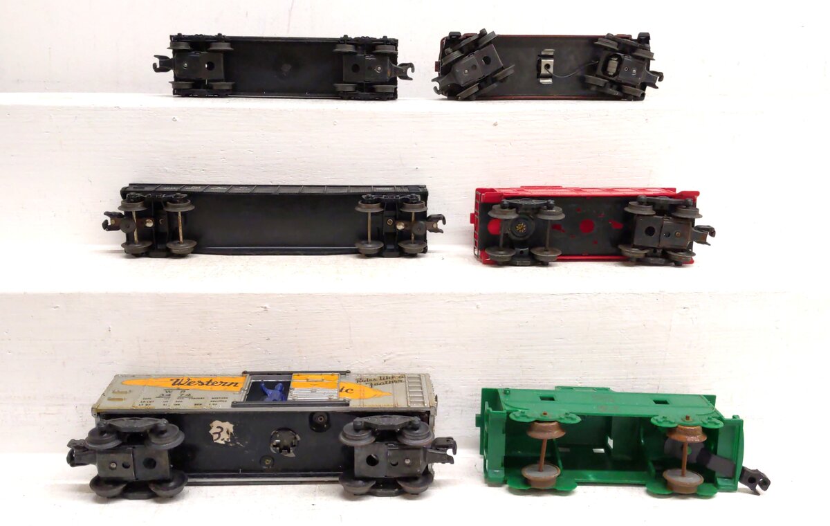 Lionel & Marx Vintage O Gauge Freight Cars: 3474, 6062, 6017, 6417, 6032 [6]