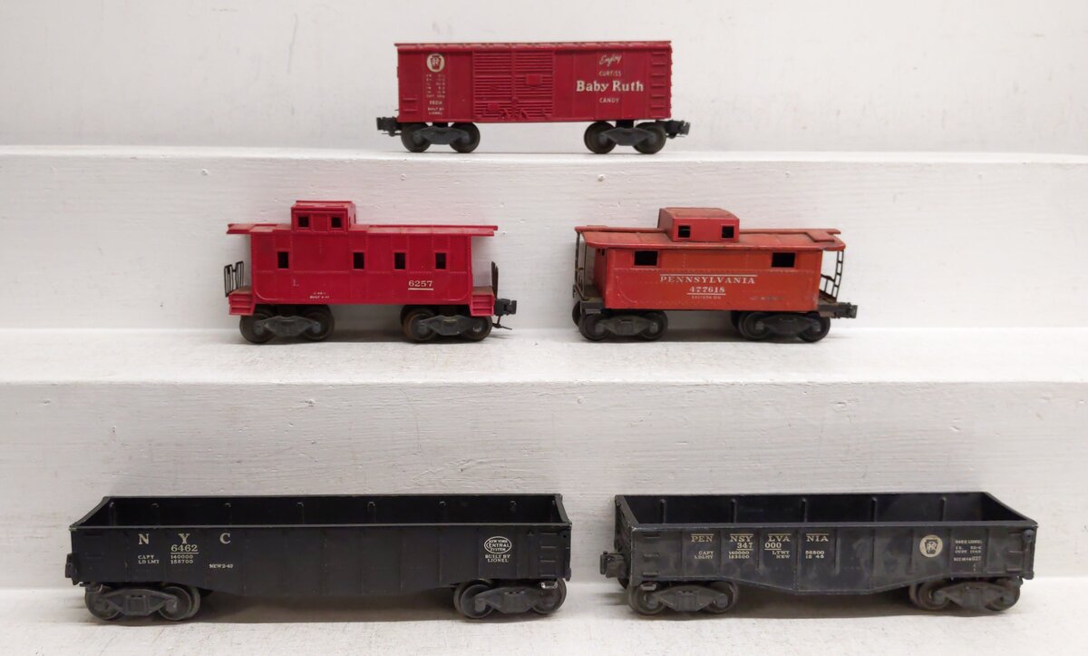 Lionel Postwar O Gauge Assorted Freight Cars: 6014, 6257, 6462, 2452 [5]