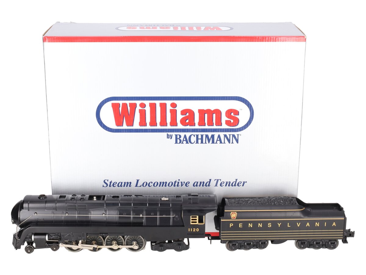 Williams 40306 O Pennsylvania 4-8-4 J-Class Steam Locomotive & Tender #1120 VG/Box