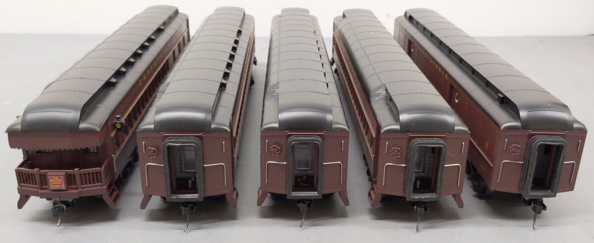 MTH 20-4023 O Scale Pennsylvania RR 70' Madison Passenger Car Set (Set of 5) EX/Box