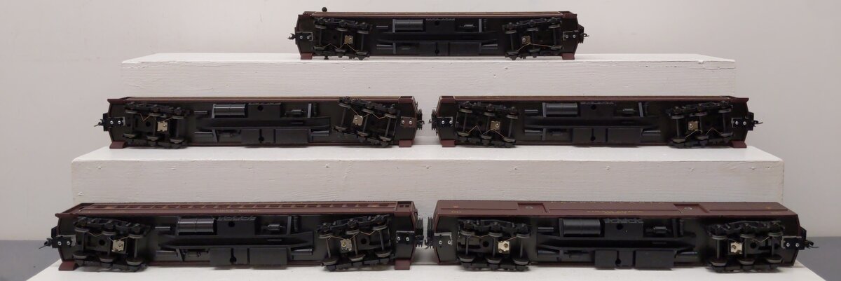 MTH 20-4023 O Scale Pennsylvania RR 70' Madison Passenger Car Set (Set of 5) EX/Box