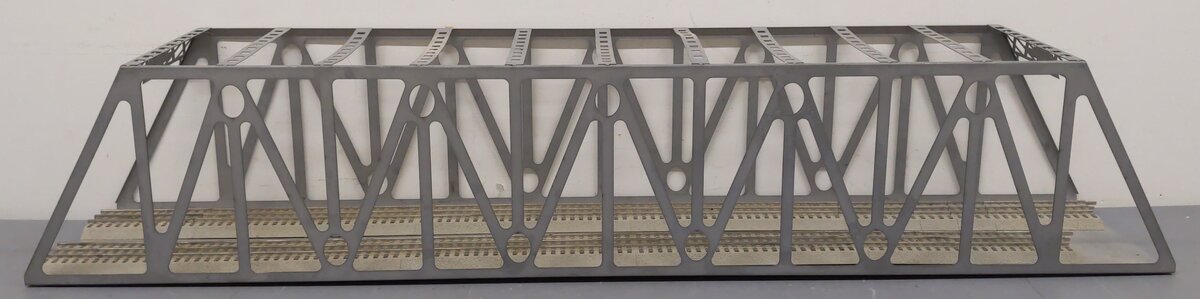 O Gauge Custom 47'' Metal Trestle Bridge w/Track VG