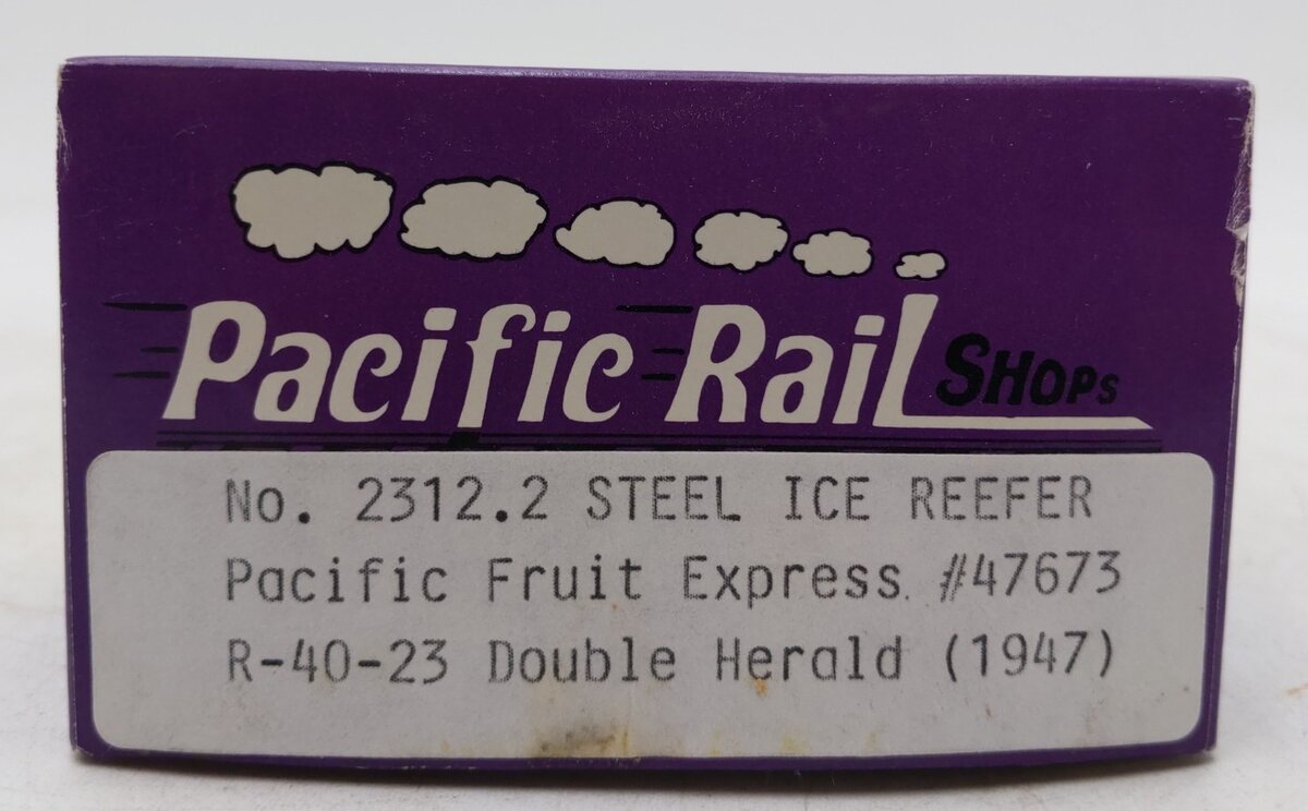 Pacific Rail 2312.2 S Pacific Fruit Express R-40-23 Steel Ice Reefer Kit #47673 NIB