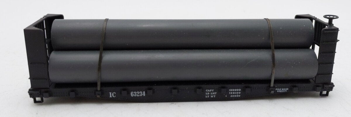 Rivarossi 2206 HO Scale Flat Car W/ Pipes #63234 EX/Box