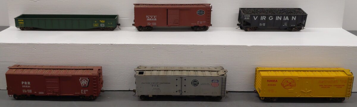 Pacific Rail/American Models S Scale Custom Freight Cars [6] VG