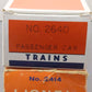 Lionel O Gauge Blue Striped Passengers Cars 2414, 2412 [2] VG