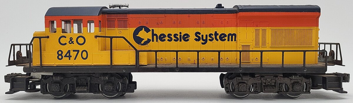 Lionel 6-8470 O Gauge C&O Chessie System U36B Powered Diesel Locomotive VG
