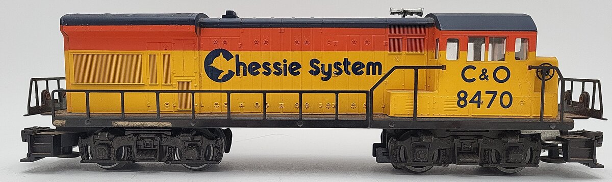 Lionel 6-8470 O Gauge C&O Chessie System U36B Powered Diesel Locomotive VG