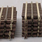 Atlas 6051 O Nickel Silver 4-1/2" Straight Track with Brown Ties (22) VG