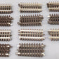 Atlas 6051 O Nickel Silver 4-1/2" Straight Track with Brown Ties (22) VG