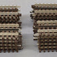 Atlas 6051 O Nickel Silver 4-1/2" Straight Track with Brown Ties (21) VG