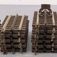 Atlas 6051 O Nickel Silver 4-1/2" Straight Track with Brown Ties (21) VG