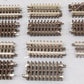 Atlas 6051 O Nickel Silver 4-1/2" Straight Track with Brown Ties (21) VG