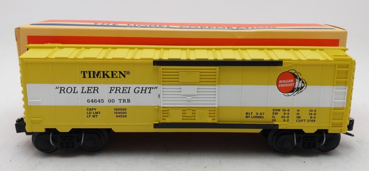 Lionel 6-29212 O Gauge Timken 6464 Boxcar #6464500 LN/Box