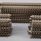 Atlas 6050 O Gauge Nickel Silver 10" Straight Track W/Brown Ties (27) VG
