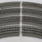 Lionel 6-12022 O-36 Half Curved FasTrack Section (8) EX