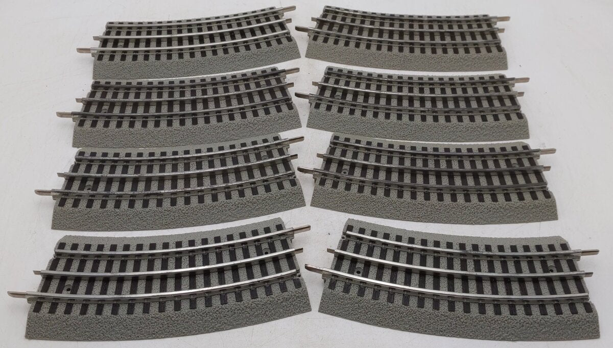 Lionel 6-12022 O-36 Half Curved FasTrack Section (8) EX