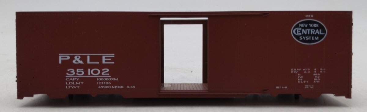 Pacific Rail B-433.2 S NYC Pittsburgh & Lake Erie 1937 AAR 40' Boxcar Kit #35102 NIB