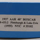 Pacific Rail B-433.2 S NYC Pittsburgh & Lake Erie 1937 AAR 40' Boxcar Kit #35102 NIB