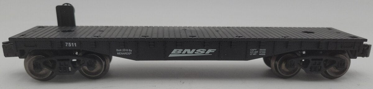 Menards 279-0872 O Union Pacific Flat Car #7511 EX