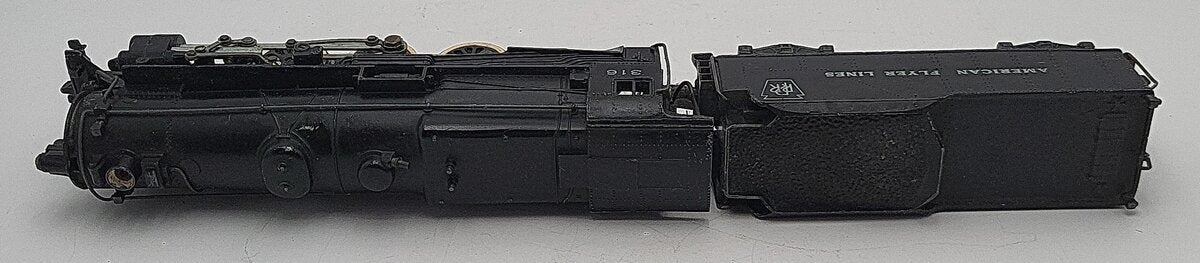 American Flyer 316 Vintage S AFL/PRR 4-6-2 K5 Steam Engine & Tender VG