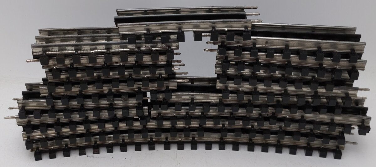 K-Line O Gauge Assorted Curved and Straight Shadow Rail Track Sections [16] VG
